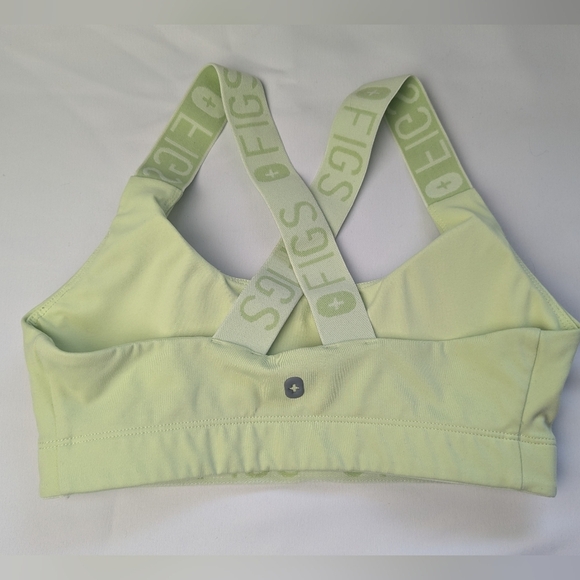 FIGS Underscrub Sports Bra Lime Green Size XS In GREAT Used Condition - Picture 4 of 10